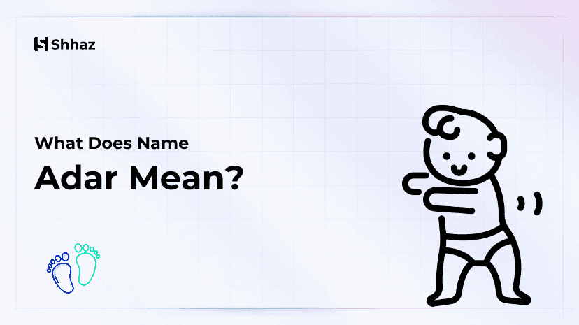 Adar Name Meaing