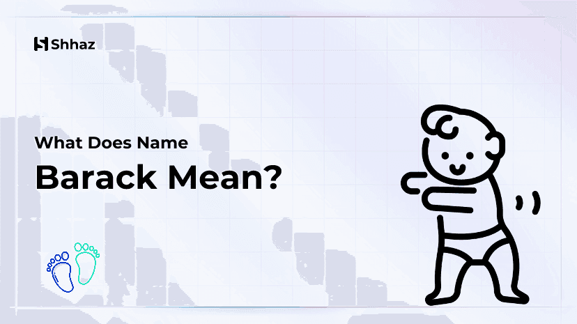 Barack Name Meaing