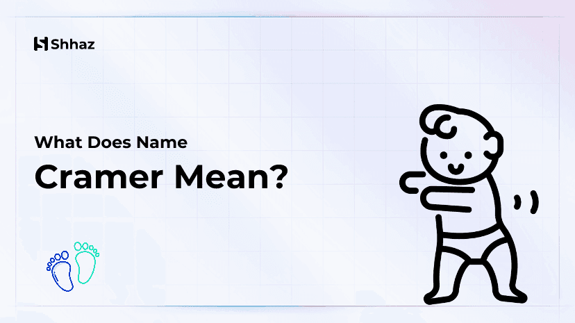 Cramer Name Meaing