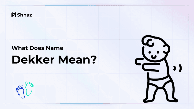 Dekker Name Meaing
