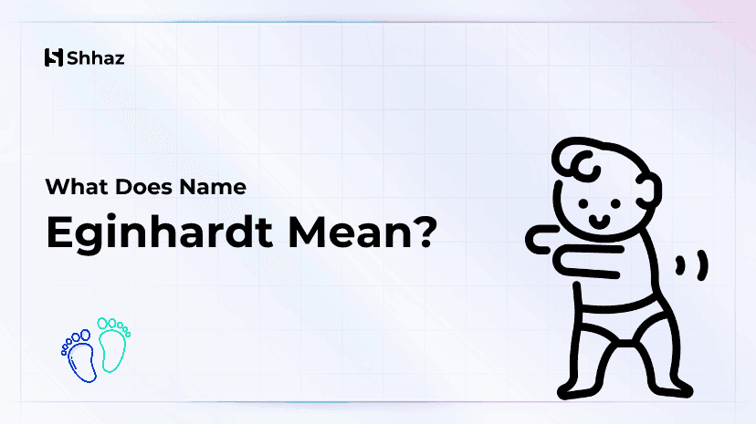 Eginhardt Name Meaing