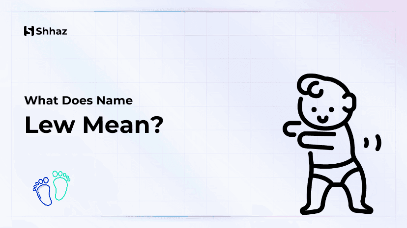 Lew Name Meaing