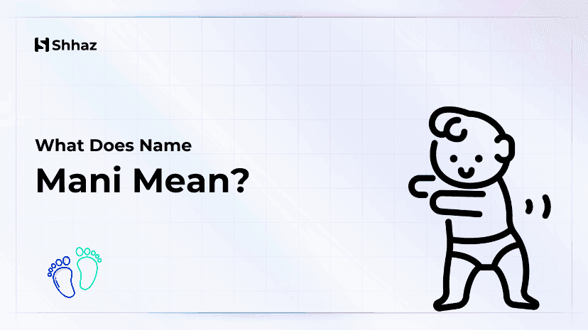 Mani Name Meaing
