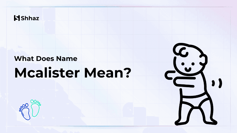 Mcalister Name Meaing