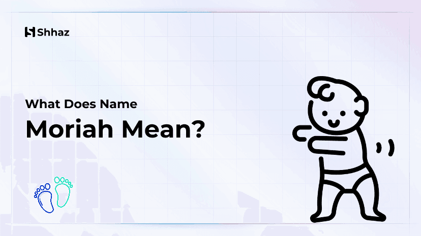 Moriah Name Meaing