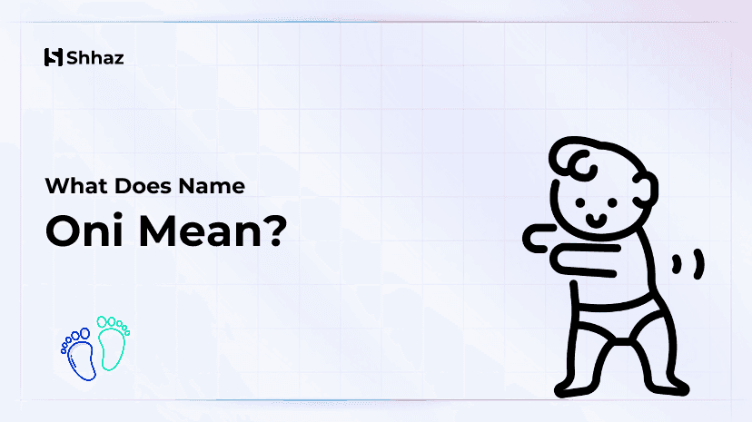 Oni Name Meaing