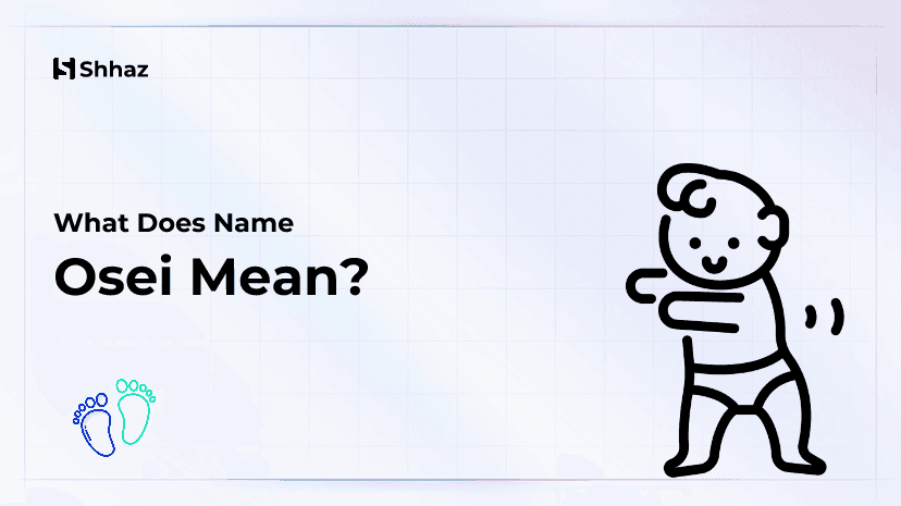 Osei Name Meaing