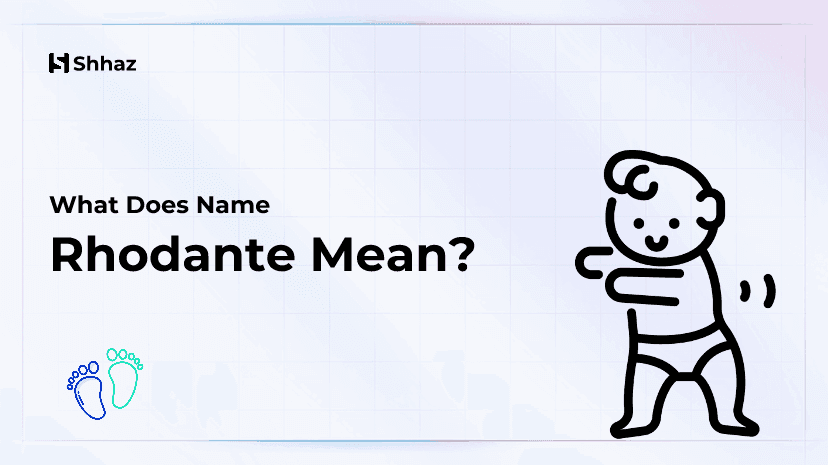 Rhodante Name Meaing