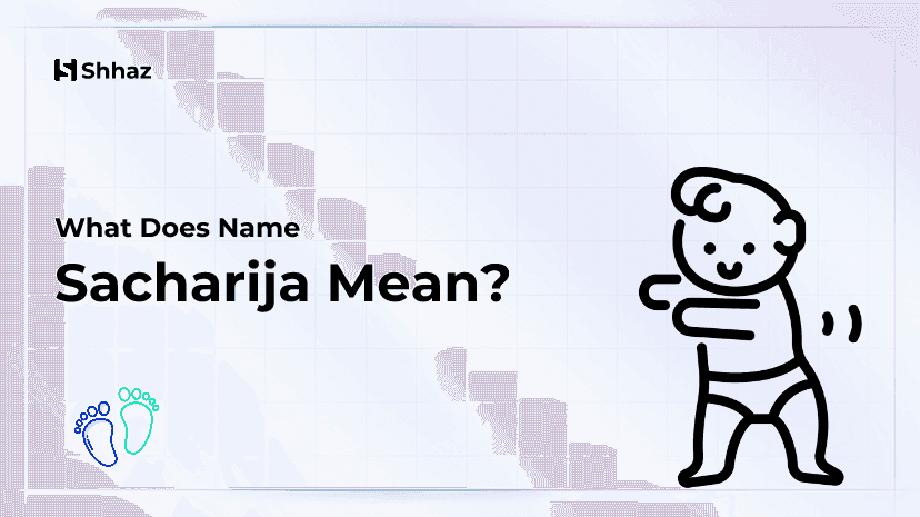 Sacharija Name Meaing
