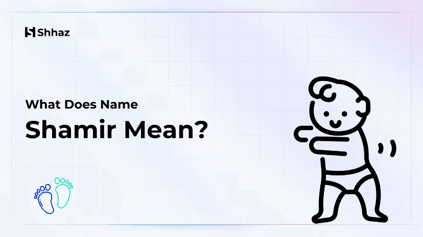 Shamir Name Meaing
