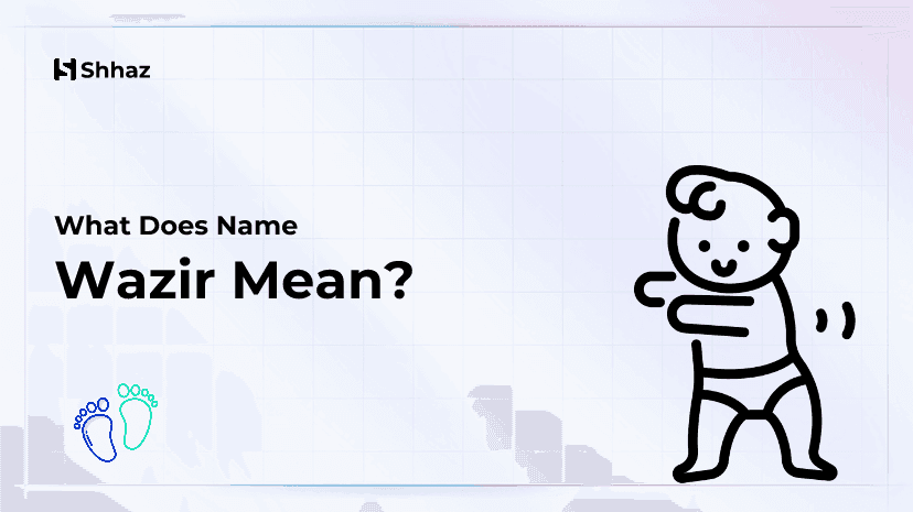 Wazir Name Meaing